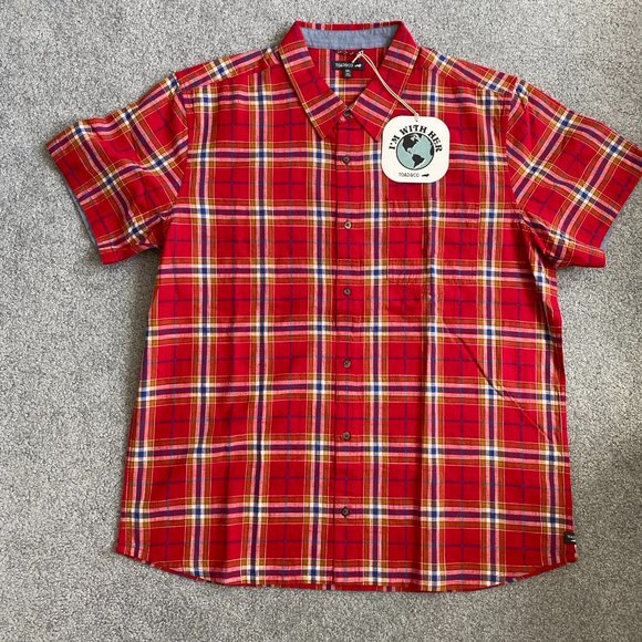 Toad&Co Other - Toad & Co Plaid Airscape Short Sleeve Shirt Canoe  NWT XXL   - 1A1049